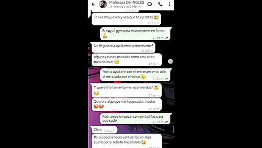 Kursu geçmek için öğretmenimle ateşli sohbet - nati sweet - natasha caseros