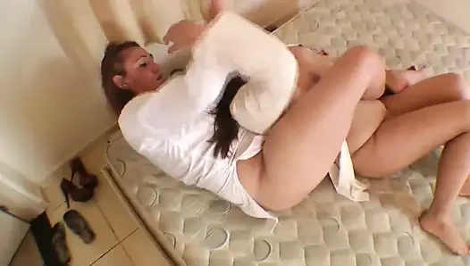 Lesbian Judo Fight Domination Top Girls