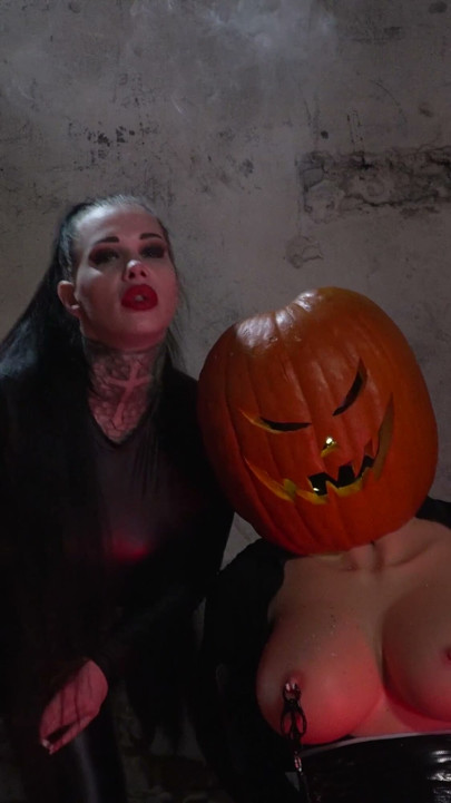 Halloween Nipple and Smoking Fetish