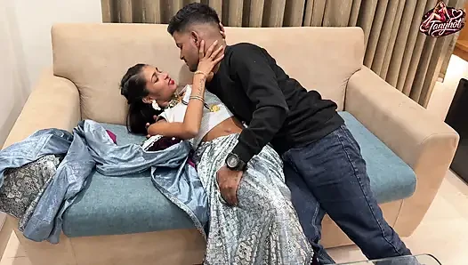 After marriage, the husband spent the first night with his wife and had sex with her.