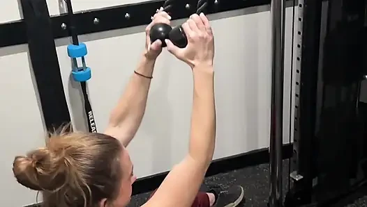 Quick Sneaky Gym Fuck! BBC Works Out Slutty MILF