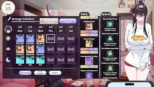 1 V-Lover Playthrough. Lovely Women And Nice Art Style.