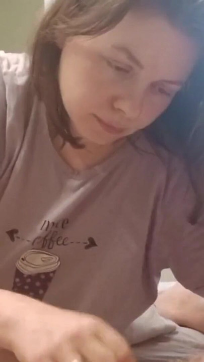 The pretty neighbor came for my dick and my cum | Clip 1