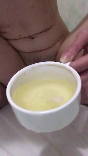 Spectacular moment from "Russian Mistress with obscenities makes you lick her hairy pussy and drink urine from a cup. Dirty"