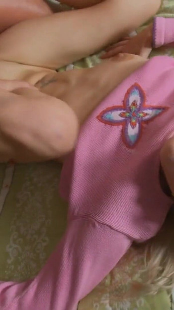 Must-share moment from "Cute blonde wakes up boyfriend and gets hard anal sex for reward FERR-ART"