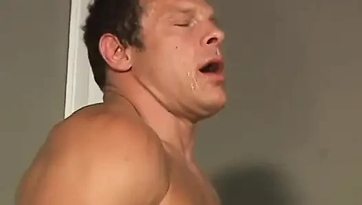 Sexy slut gets to watch these guys fuck and even join them