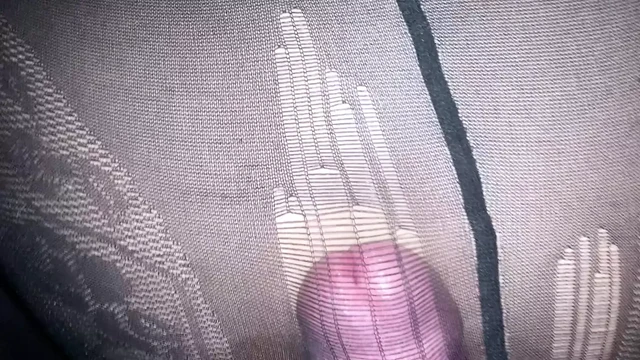 Hard ass fuck in black pantyhose