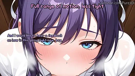 Aksi nakal gadis nakal mankitsu yang dikasih hadiah spesial (sex joi)