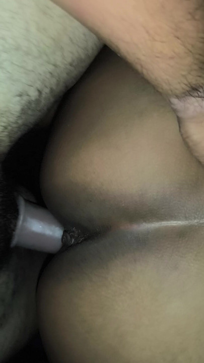 I put on a penis prosthesis to make it longer and thicker, she enjoys it
