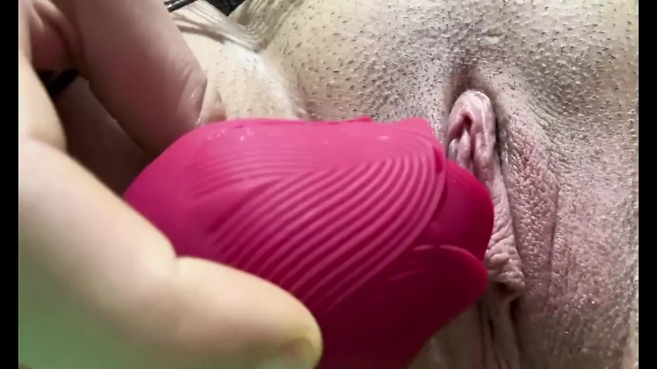 Playing with my anal toy