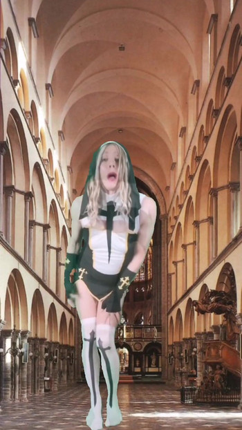 Uzbudljiv trenutak iz "Camelia Religious tgirl"