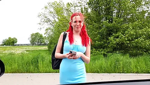 Forbidden meeting with my neighbor - Hot adventure in the car