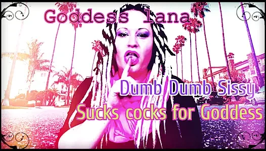 AUDIO ONLY - Dumb dumb sissy sucks cocks for Goddess