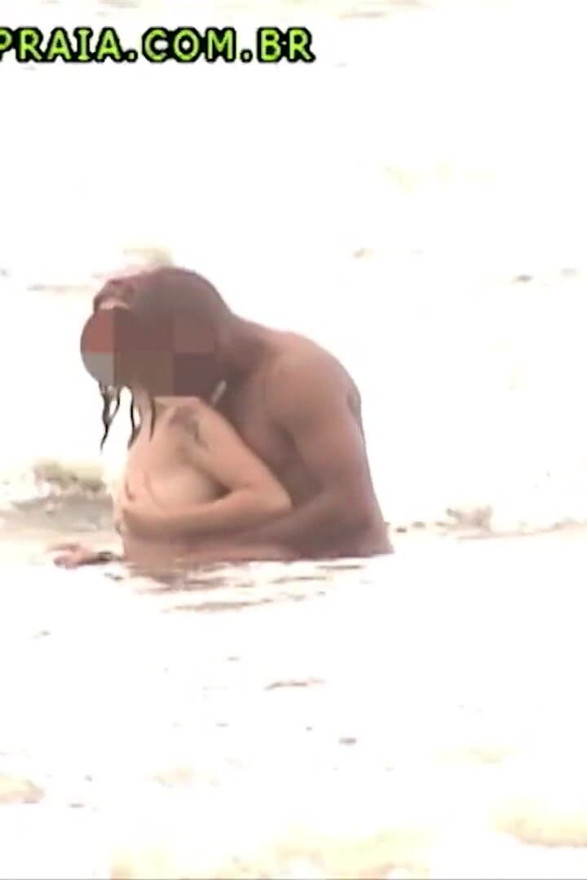 Me and my friends having fun on a deserted beach