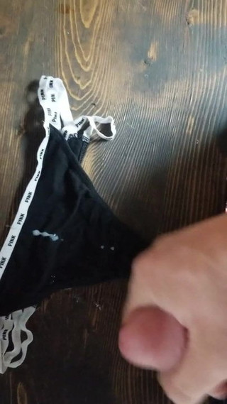 Cum on niece's panties