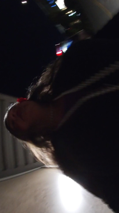 Cheap sissy Slut Crossdresser wants to bend over for dicks outdoors at night. | Clip 1