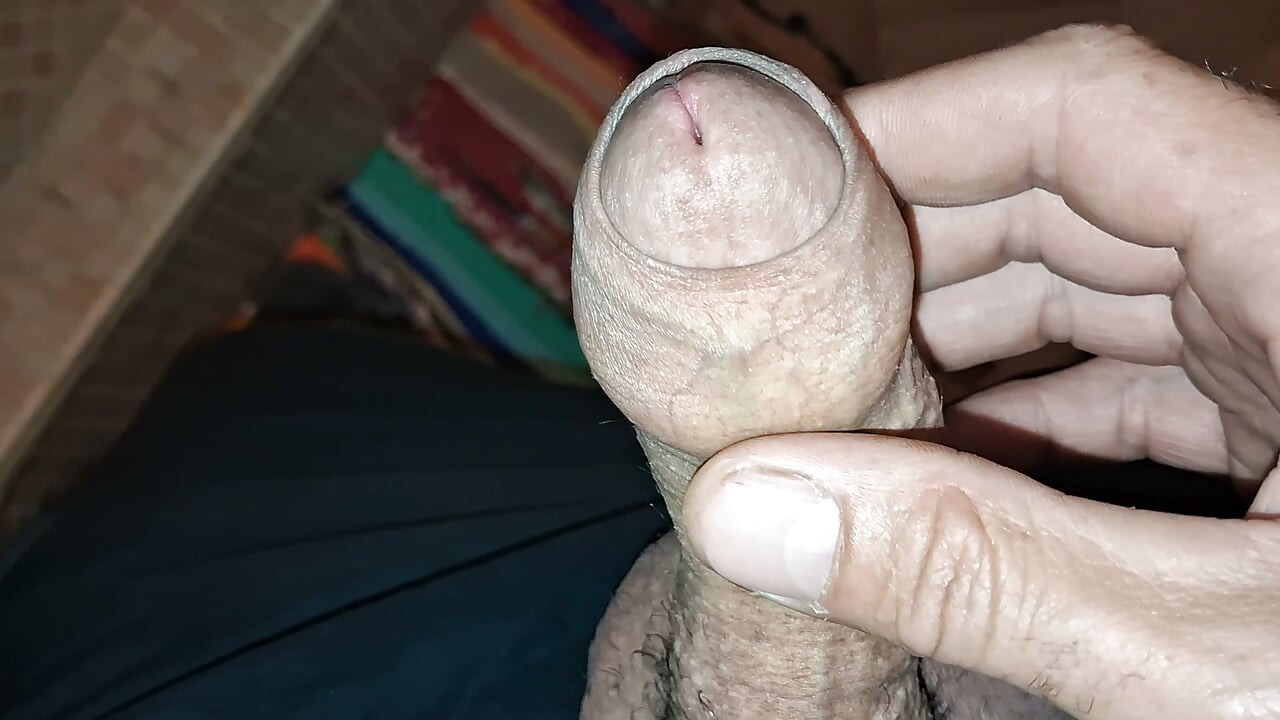 I jerk my cock out of my house