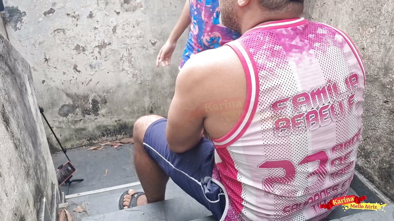 100% Anal on the Stairs of an Abandoned House with Old Broach