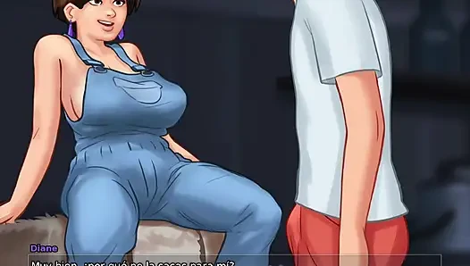 Stepson fucks stepmom and then stepmom's best friend - Summertime saga hentai