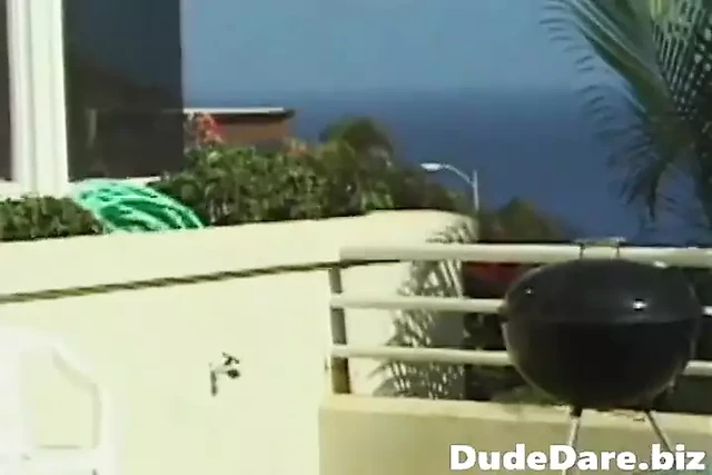 Brightly sunny days are best for steamy gay outdoor sex