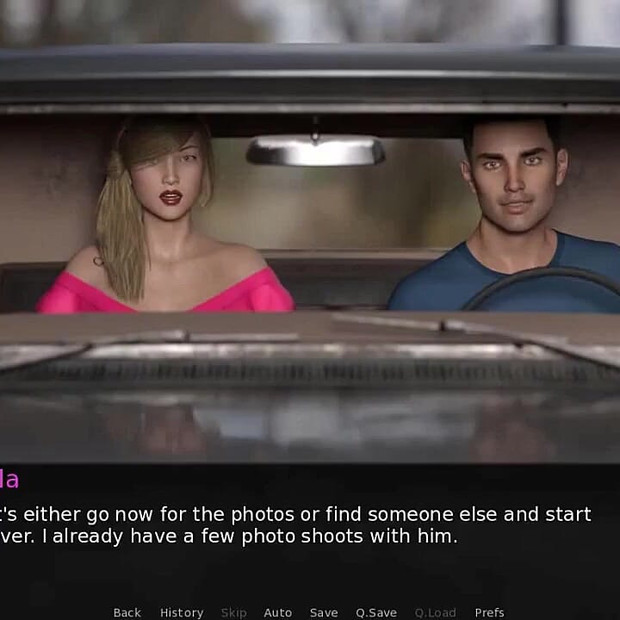 Imanje sumraka: seksi model na fotografskom snimku EP 12