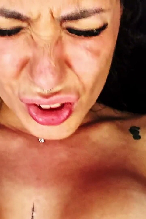 Italian Girl Ass Fucked and Slapped and Spat in the Trunk of the Car!