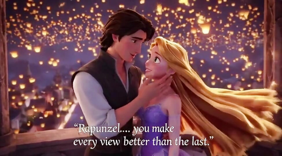 RAIPONCE ET FLYNN RIDER, TOUR LANTERNE PASSION - Anime romantique en 3D
