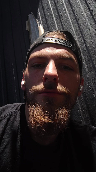 Chillin before work getting ready to do my first video tonight.