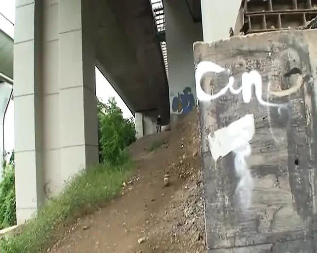 Amazing blonde German doll fucked under the bridge