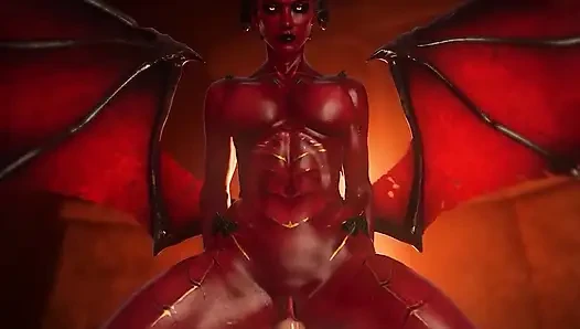 Orgazm olan kovboy kızda oc succubus