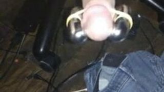 Cumming hands free with bullet vibes