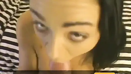 Cherrokee Shows off Her Dick Sucking Skills