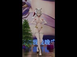 Baile sexy en medias (3D HENTAI)