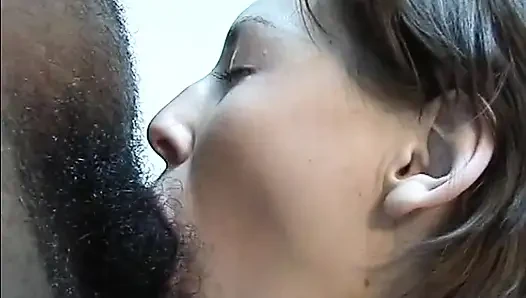 Amateur black and white sex