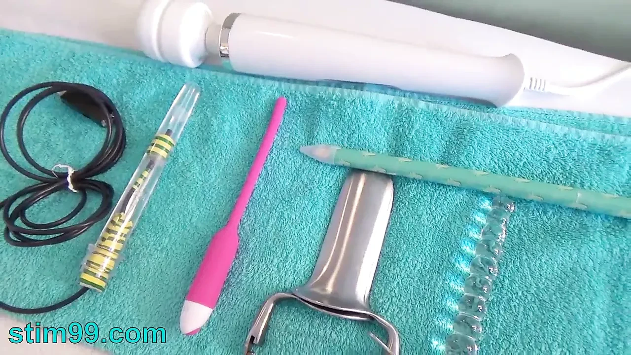 Endoscope Camera into Peehole, Woman Pee Hole Playing
