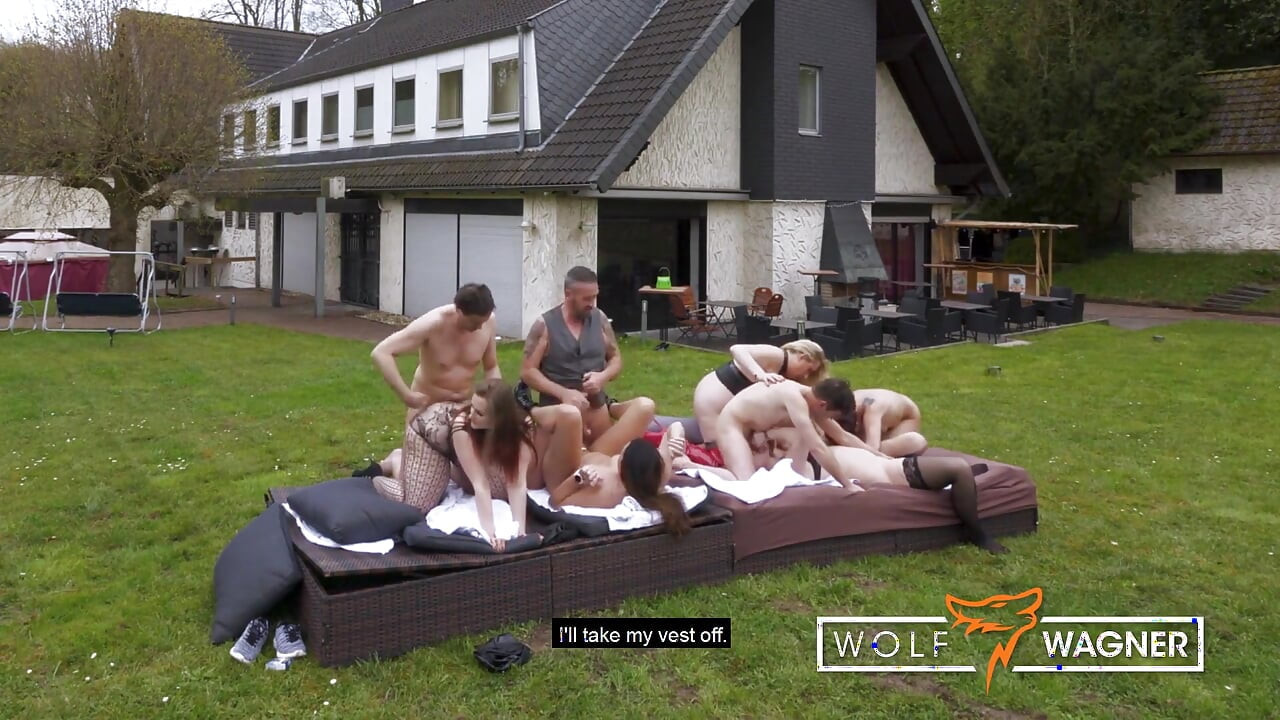 Swinger party! Naughty MILFs get fucked by random men!