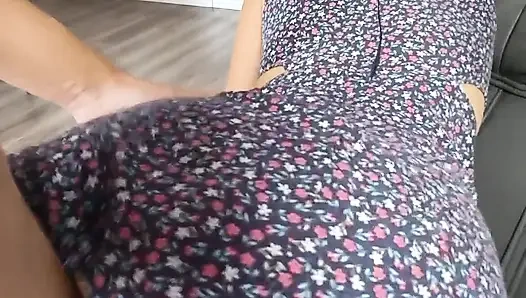 Kısa elbiseli büyük götlü domaltma