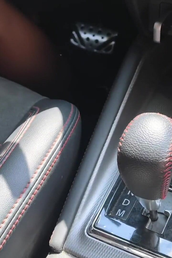 Driving Car in Heels and Nylons