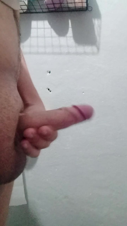 Pulling my dick