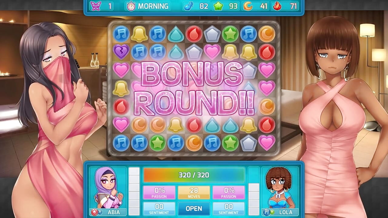 Huniepop 2 - dupli sastanak - deo 6 napaljene devojke u donjem vešu od Loveskysan