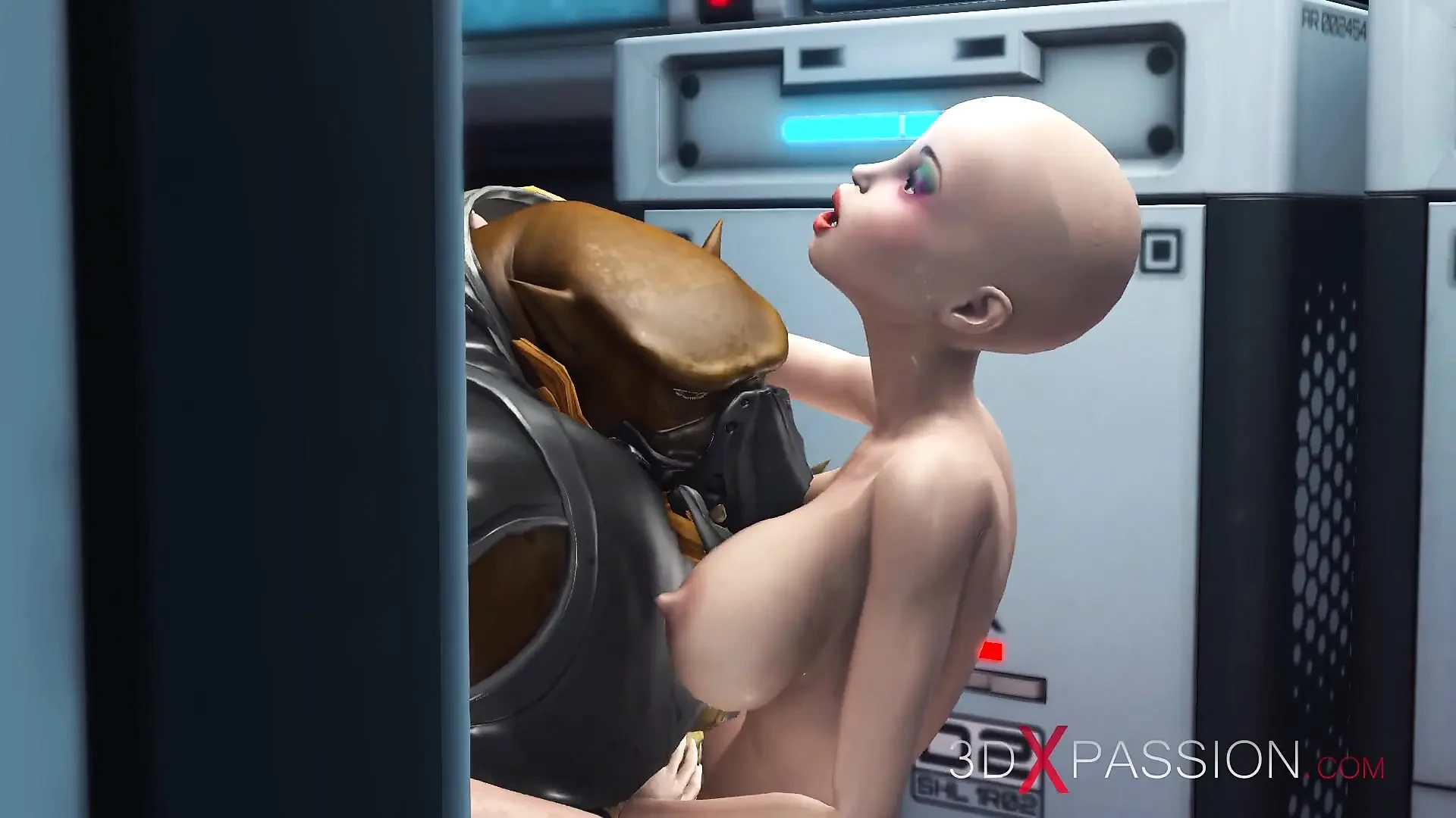 3D -animering av en toon slavflicka som har sex HD