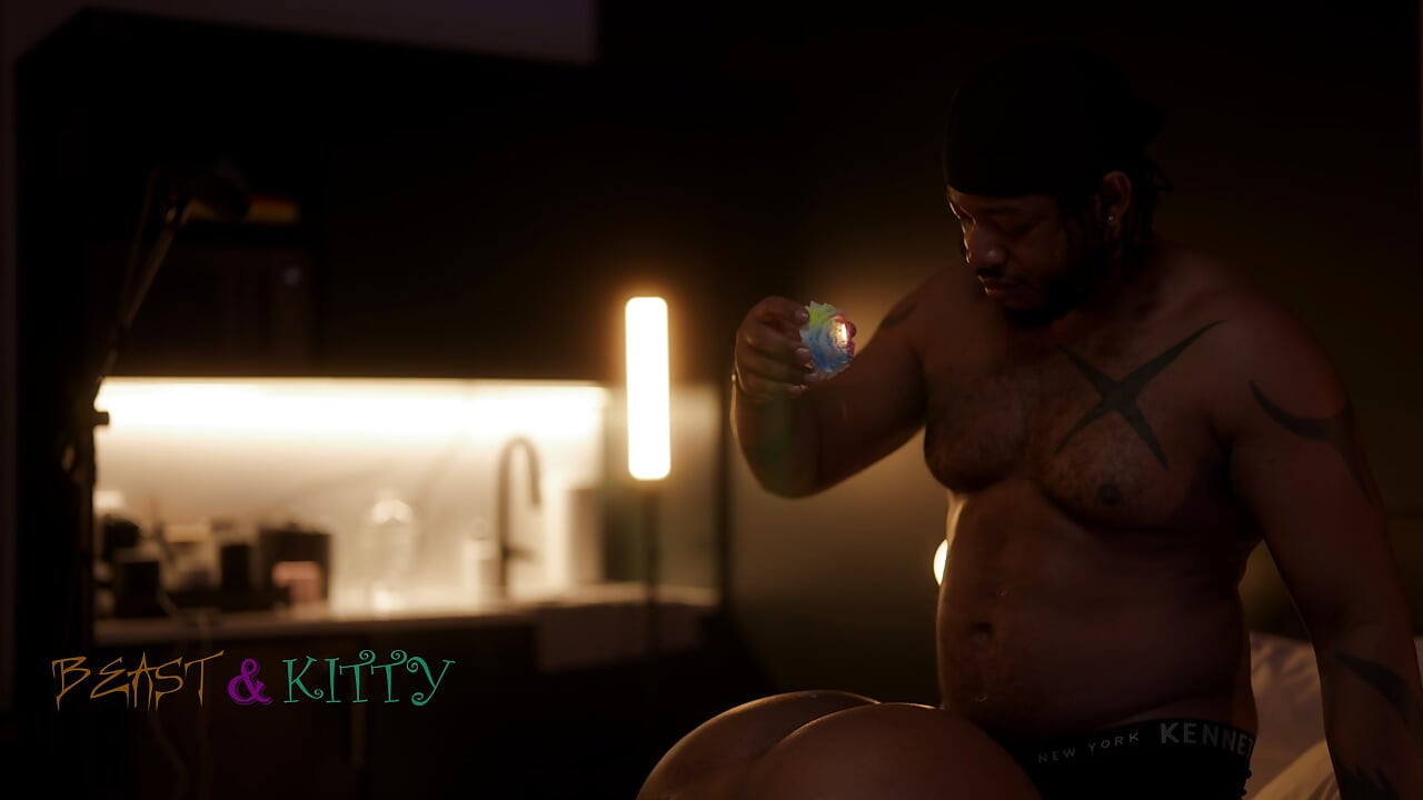 Si cewek nakal kulit hitam kittylove ditutup matanya, diikat, dan dientot habis-habisan