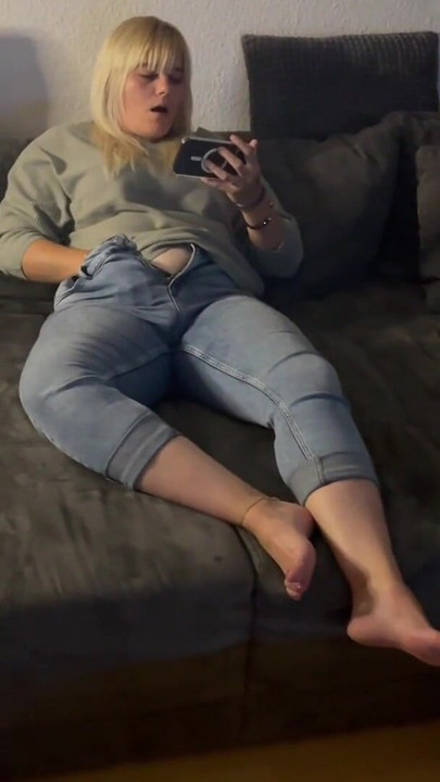 Masturbation Couch Porn Watch Multiple Orgasms Intense Getting Wet Pussy Blonde Solo Trembling Twitch Moaning Wet | Clip 2