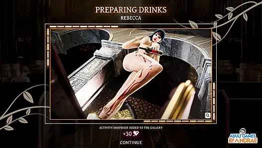 Sisters in Sin Gameplay Part 12 - Lust Performs the Sexual Ritual with Esther in the Library