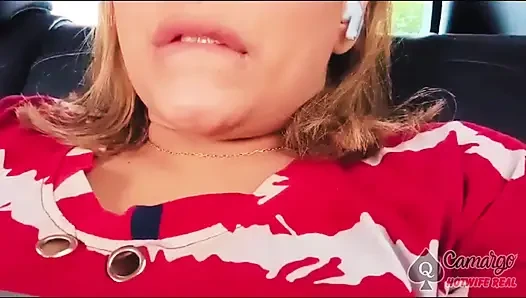 CUMMING INSIDE THE CAR BY APP - DID ANYONE NOTICE?