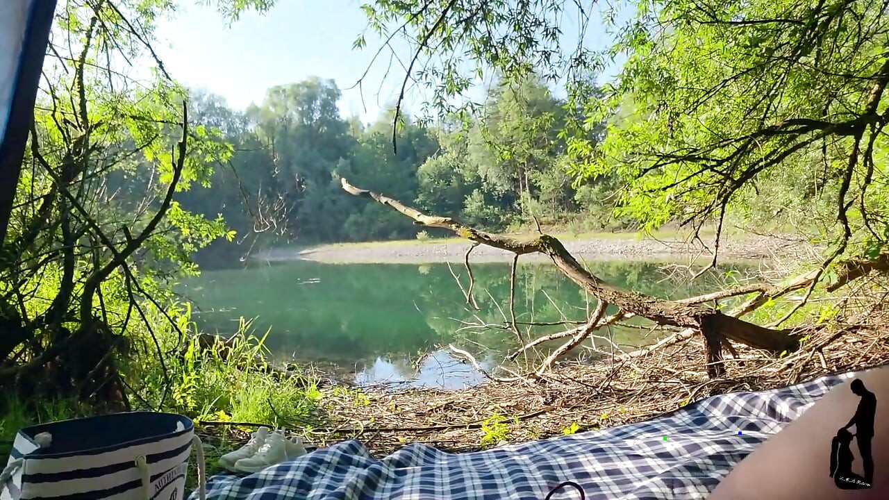 Secret Outdoor Spot at the Quarry Pond - She Shows It to Him - and Suddenly It Gets Damn Hot