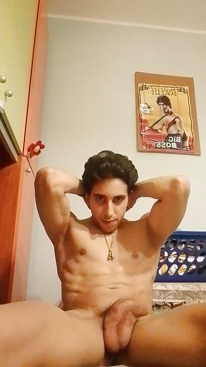 Spicy masturbation in the room