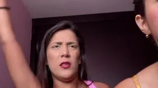 Step Mom shows her big boobs on live stream