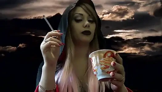 Evil Giantess vampire will do a little bit more holes in your tiny body