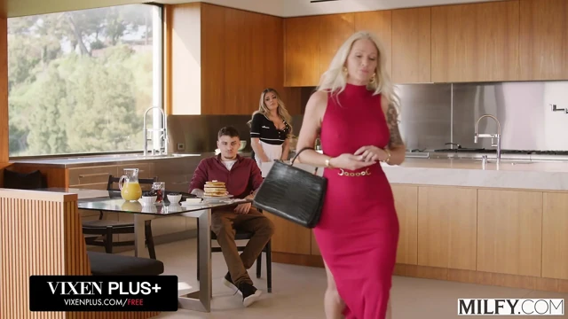 MILFY Gold Digger Maid Vivianne Seduces Young Entrepreneur
